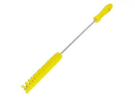 Vikan 53766 Brosse à tuyaux moyenne 20 x 500 mm jaune