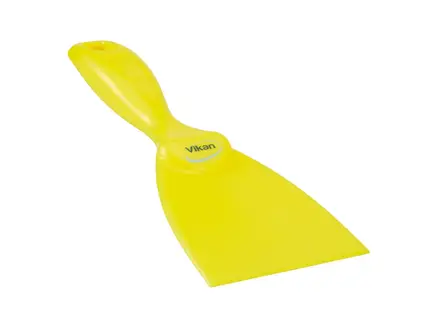 Grattoir manuel Vikan 40606 en polypropylène jaune, 75 mm