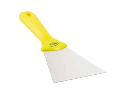 Vikan 40096 Hand Scraper Stainless Steel Blade 100 mm Yellow