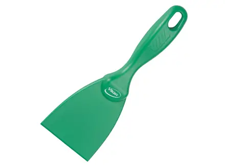 Grattoir manuel étroit Vikan 40622, détectable, en polypropylène, 75 mm, vert