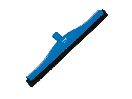 Vikan 77533 floor squeegee with replaceable rubber 500 mm blue