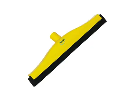 Vikan 77526 Floor squeegee with replaceable rubber 400 mm yellow