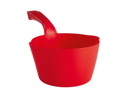 Vikan 56812 louche ronde à main pour aliments en polypropylène 1000 ml rouge