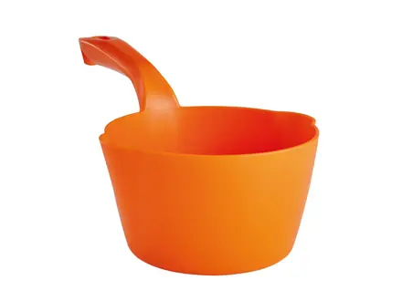 Vikan 56812 Round hand scoop 1 liter orange