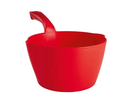 Vikan 56824 ronde handschep food polypropyleen 2000 ml rood