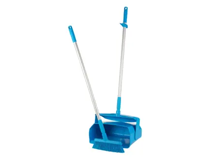 Vikan 5665 hygiënisch hotelstofblik met veger afsluitbaar 350 mm