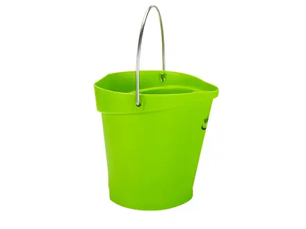 Vikan 56861 Bucket with stainless steel handle 12 liters pink