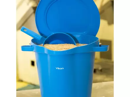 Vikan 56926 emmer met RVS hengsel 20 liter geel