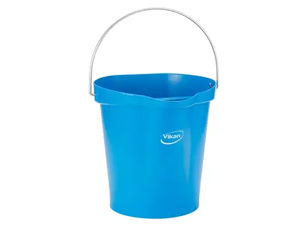 Vikan 5694 bucket detectable polypropylene with stainless steel handle 12 liters