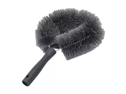Cobweb brush with synthetic bristles