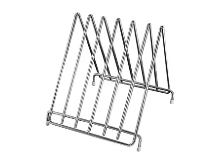 Houder voor 6 snijplanken RVS 270x320x280 mm