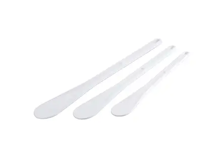 Exoglass stirring spatula heat-resistant 220°C white
