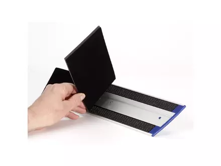 Flat mop holder base double velcro 42/38x9.7 cm