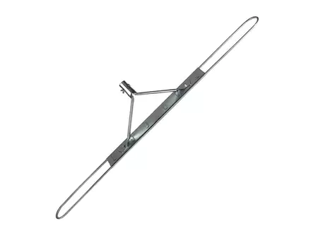 Support de housse de balai à franges, châssis métallique fixe, 160 cm