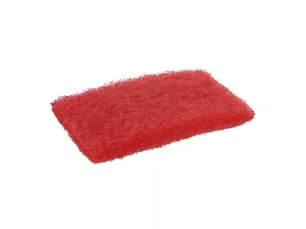 Schuurpad randreiniger mini 155x95x25 mm rood