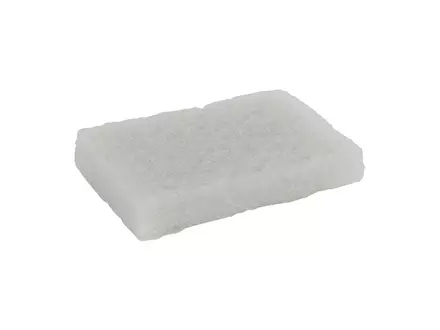 Schuurpad randreiniger mini 155x95x25 mm wit