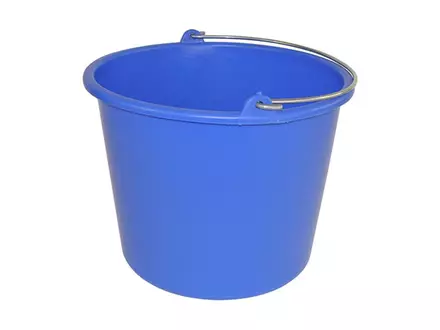 Plastic bucket 12 l blue