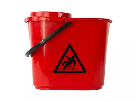 Seau à serpillière avec panier d'essorage 12 litres