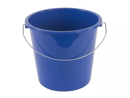 Plastic bucket 5 l blue