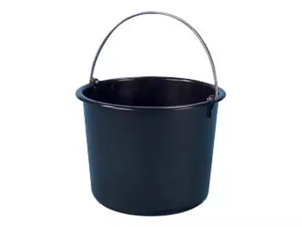 Seau robuste noir de 20 l