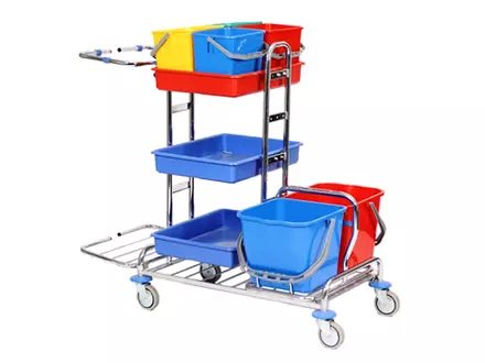 Chrome work trolley type Maxi 121x68x108 cm