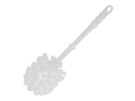 Brosse de toilette blanche en polypropylène