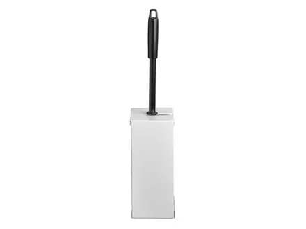 Brosse de toilette et support Euro Products Quartz en acier inoxydable