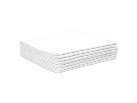 Euro Products klassieke poetsdoeken non-woven 38x40 cm wit 200 stuks