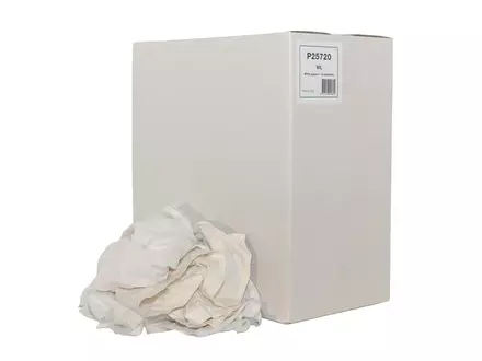 Chiffon de nettoyage Euro Products en coton de première qualité WL1 blanc