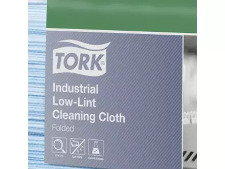 Tork reinigingsdoek Industrial Low-Lint non-woven W4 blauw