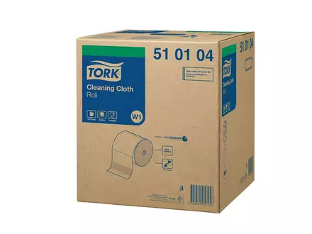 Tork reinigingsdoek Cleaning Rol W1 wit