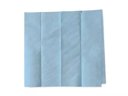 Euro Products Toptex Aqua Blue poetsdoeken 42x40 cm blauw