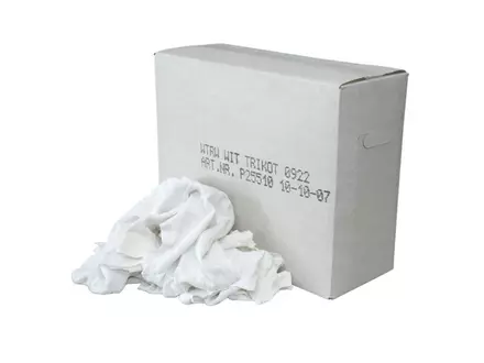 Chiffon de nettoyage Euro Products en jersey blanc WTRW