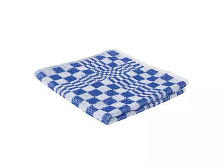 Checked kitchen towel 50x50 cm blue