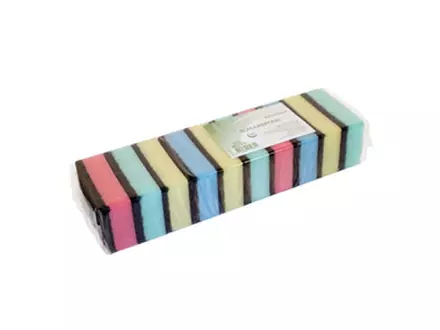 Tampons à récurer 90x60x30 mm assortis