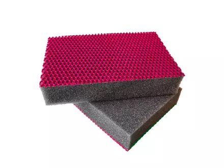 Éponge de nettoyage couleur HACCP 136x90x26 mm rouge