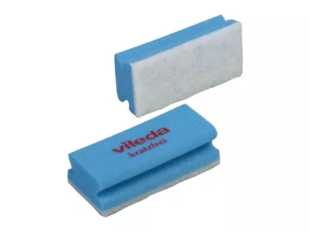 Tampon à récurer anti-rayures Vileda Professional Glitzi bleu