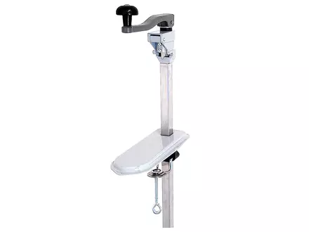 Blikopener tafelmodel RVS 18/10 75 cm klem 25x10x1,5 cm