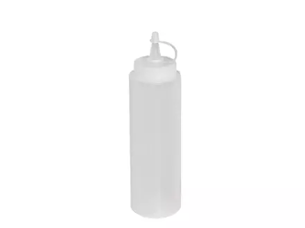 Sauce bottle PE 0.7 l transparent
