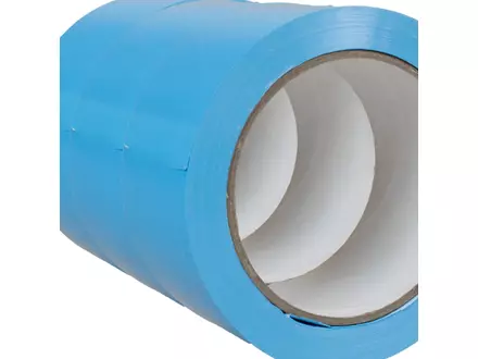 PVC marking tape 50 mm on roll 66 meters light blue
