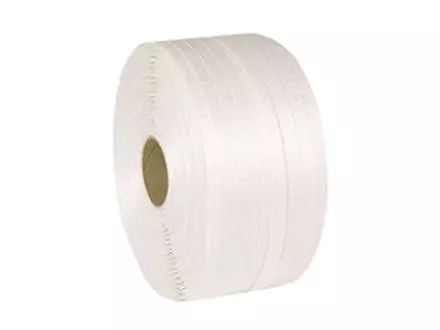 Ruban de cerclage PE 13 mm x 1100 mètres blanc
