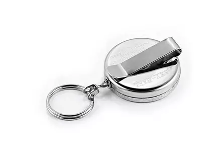 Porte-clés rétractable Key-Bak Original en acier inoxydable 60 cm