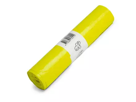 Sacs poubelle jaunes en PEHD T30 70x110 cm