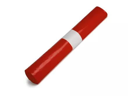 Afvalzakken rood HDPE T23 58x100 cm