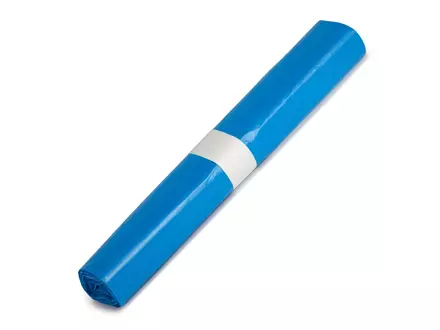 Sacs poubelle bleus en PEHD T15 63x70 cm