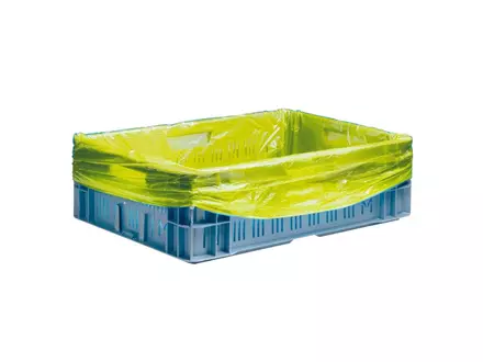 Kratzak HDPE 68/2x17x63 cm T20 geel