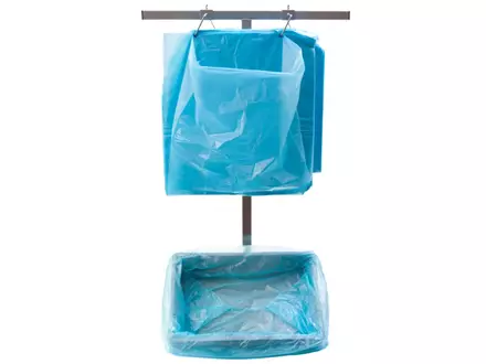 Kratzak HDPE 68/2x17x63 cm T20 rood