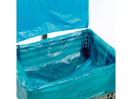 Sac de caisse en PEHD 90/2 x 30 x 80 cm 10 µm bleu