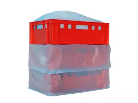 Sac de caisse en PEHD 90/2 x 30 x 80 cm 10 µm bleu
