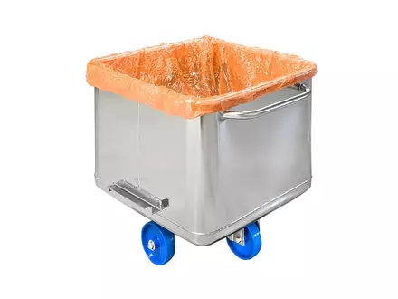 Afdekhoes normwagen C&P PE 72x84x25 cm 30 mu oranje